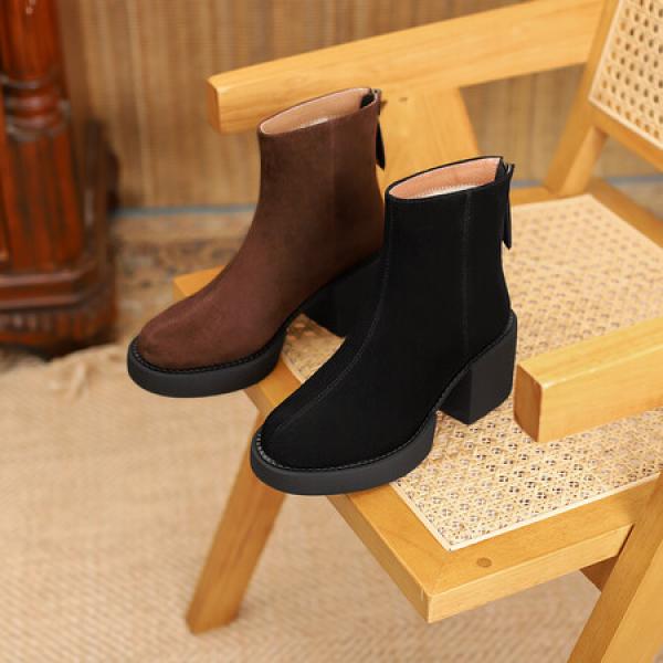 Elegant Handcrafted Leather Women's Shoes of Luxury Quality(Etrj220T716-1)