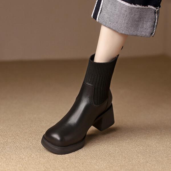 Exquisite Handmade Leather Women's Shoes: Elegance in Every Stitch(Etrj220A3026)