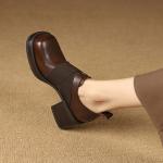 Elegant Handcrafted Genuine Leather Women's Shoes(Etrj220A3102)