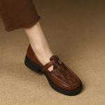 Handcrafted Luxury Genuine Leather Women's Shoes, Elegant Craftsmanship(Etrj220T1203)