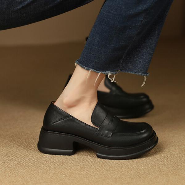 Elegant Handmade Leather Women’s Shoes: Luxurious Craftsmanship(Etrj220T1207)