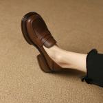 Elegant Handmade Leather Women’s Shoes: Luxurious Craftsmanship(Etrj220T1207)