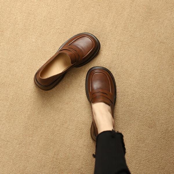 Elegant Handmade Leather Women’s Shoes: Luxurious Craftsmanship(Etrj220T1207)