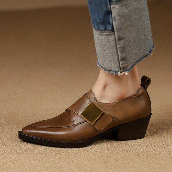 Handcrafted Leather Women's Shoes: Elegance Meets Luxury(Etrj220T1225)