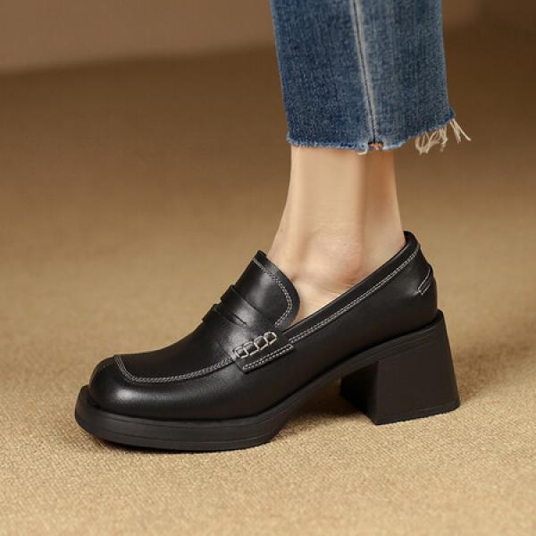 Elegant Handcrafted Leather Women's Shoes(Etrj220A3509)