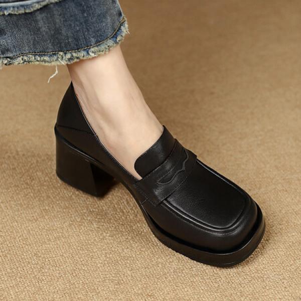 Elegant Handmade Leather Women’s Shoes: Luxurious Craftsmanship(Etrj220T1235)