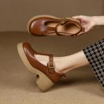 Luxurious Handmade Leather Women’s Shoes with Elegance(Etrj220A3519)