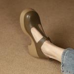 Luxurious Handmade Leather Women’s Shoes with Elegance(Etrj220A3519)