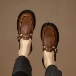 Elegant Handcrafted Leather Women's Shoes(Etrj220T1228)