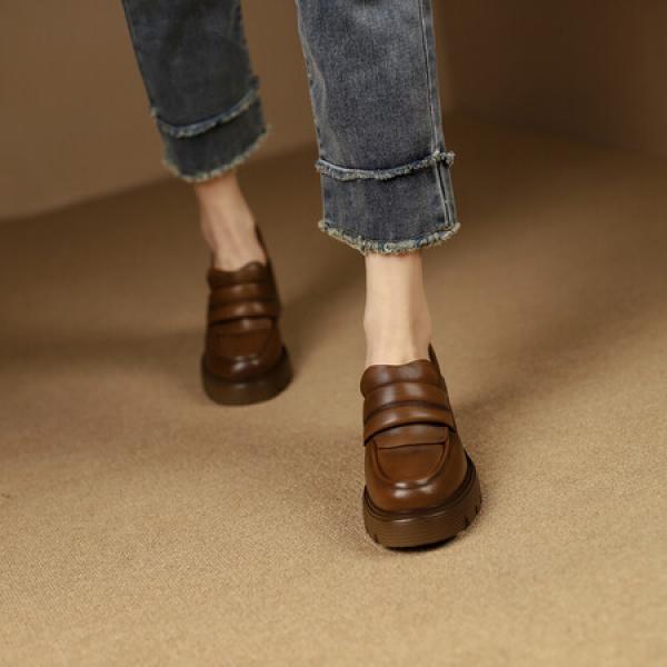 Handcrafted Luxury Leather Women's Shoes - Elegance Redefined(Etrj220T1233)