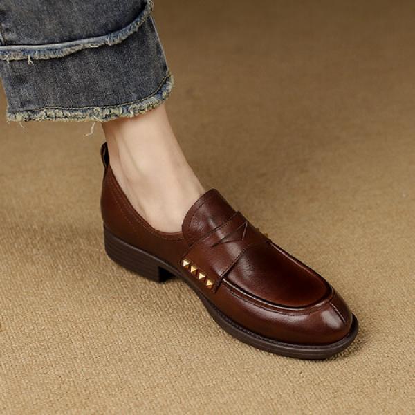 Handcrafted Luxury Leather Women's Shoes - Elegance Redefined(Etrj220A3523)