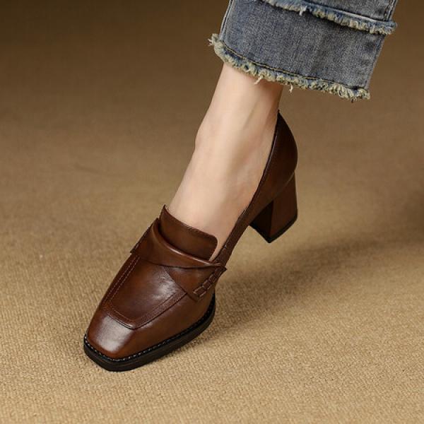 Exquisite Handmade Leather Women's Shoes: Luxury in Every Stitch(Etrj220A3525)