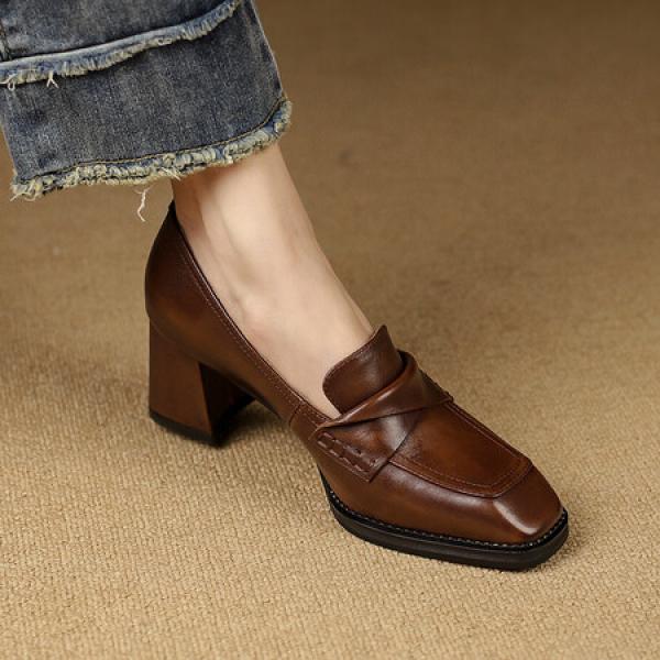 Exquisite Handmade Leather Women's Shoes: Luxury in Every Stitch(Etrj220A3525)