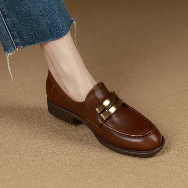 Luxury Handcrafted Leather Women's Shoes: Timeless Elegance(Etrj220A3505)