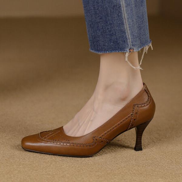 Exquisite Handmade Leather Women’s Shoes: Elegance Redefined(Etrj220A3533)