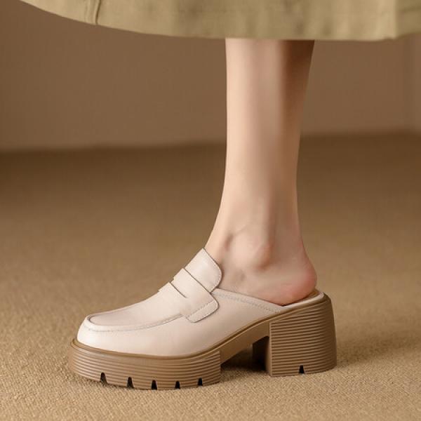 Handcrafted Luxury Leather Women's Shoes - Elegant Craftsmanship(Etrj220T1323)