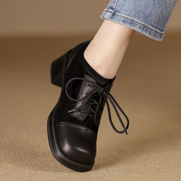 Elegant Handmade Leather Women's Shoes of Luxury Quality(Etrj220A3613)