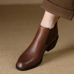 Elegance in Handcrafted Genuine Leather Women's Shoes(Etrj220T1382)