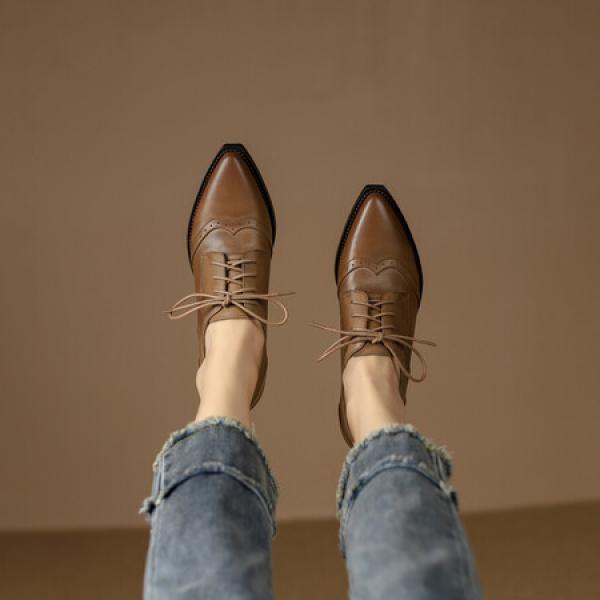 Elegant Handmade Leather Women's Shoes - Luxurious Craftsmanship(Etrj220T1226)