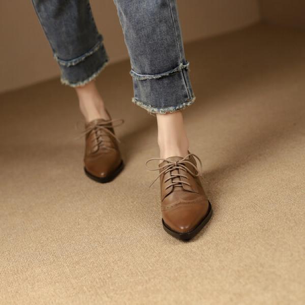 Elegant Handmade Leather Women's Shoes - Luxurious Craftsmanship(Etrj220T1226)