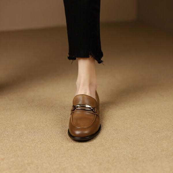 Handcrafted Luxury Leather Women's Shoes: Unmatched Elegance(Etrj220T1232)