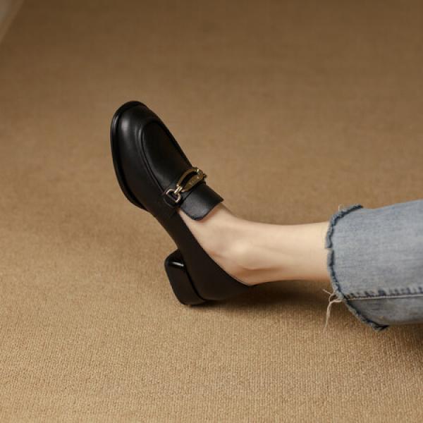 Handcrafted Luxury Leather Women's Shoes: Unmatched Elegance(Etrj220T1232)