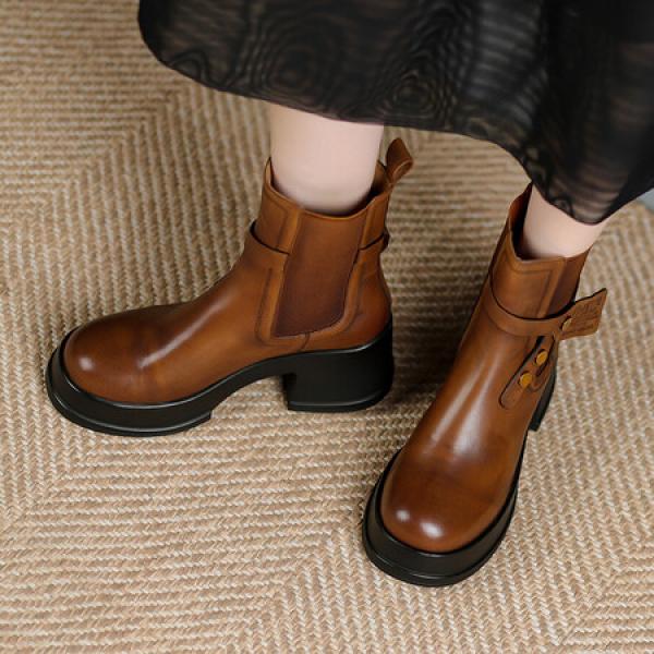 Handcrafted Luxury Leather Women’s Shoes: Elegance in Every Step(Etrj220T1372)