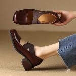 Exquisite Handcrafted Leather Women’s Shoes: Elegance Redefined(Etrj220A3623)