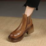 Handcrafted Luxury Leather Women's Shoes, Elegant Craftsmanship(Etrj220T1523)