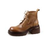 Handcrafted Luxury Leather Women's Shoes, Elegant Craftsmanship(Etrj220T1520)