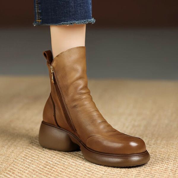 Elegant Handcrafted Leather Women's Shoes, Luxurious Quality(Etrj220T1531)