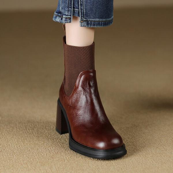 Handcrafted Premium Leather Women's Shoes: Luxurious Elegance(Etrj220T1539)