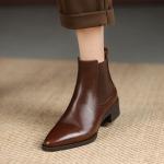 Handcrafted Leather Women's Shoes: Elegance in Every Stitch(Etrj220A3620)