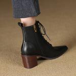 Handmade Leather Women's Shoes: Elegant Luxury Craftsmanship(Etrj220A3672)