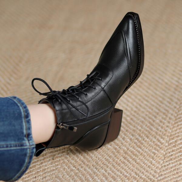 Elegant Handcrafted Leather Women's Shoes - Luxury at Its Finest(Etrj220T1373)