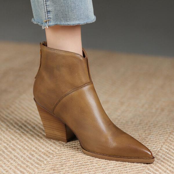 Luxurious Handmade Leather Women's Shoes - Exquisite Craftsmanship(Etrj220T1506)