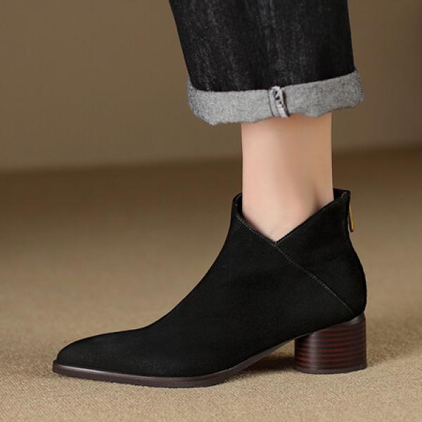 Handcrafted Luxury Genuine Leather Women's Shoes(Etrj220A3675)