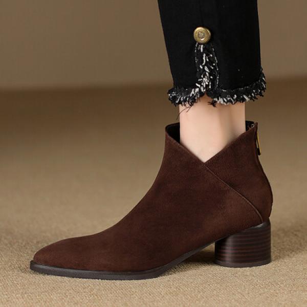 Handcrafted Luxury Genuine Leather Women's Shoes(Etrj220A3675)