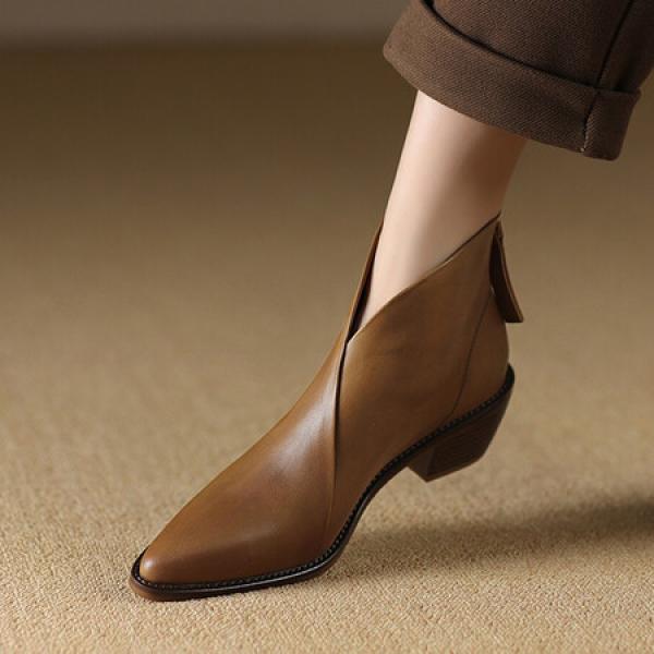 Handcrafted Luxury Leather Shoes for Elegant Women(Etrj220T1562)