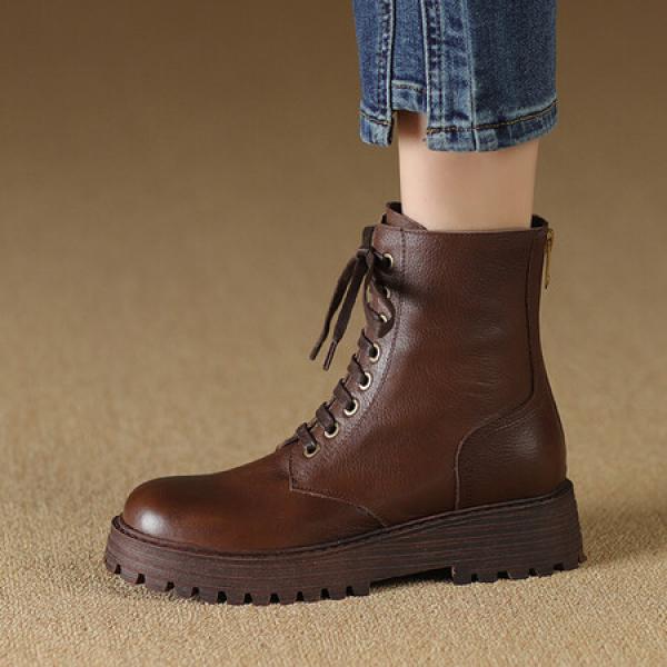 Handcrafted Luxurious Leather Women's Shoes(Etrj220A3691)