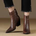 Elegant Handcrafted Genuine Leather Women's Shoes(Etrj220T1570)