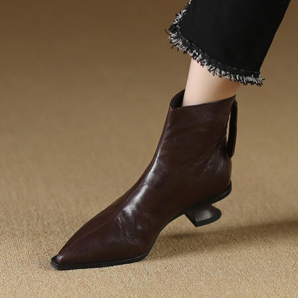 Elegance in Handcrafted Genuine Leather Women's Shoes(Etrj220A3706)