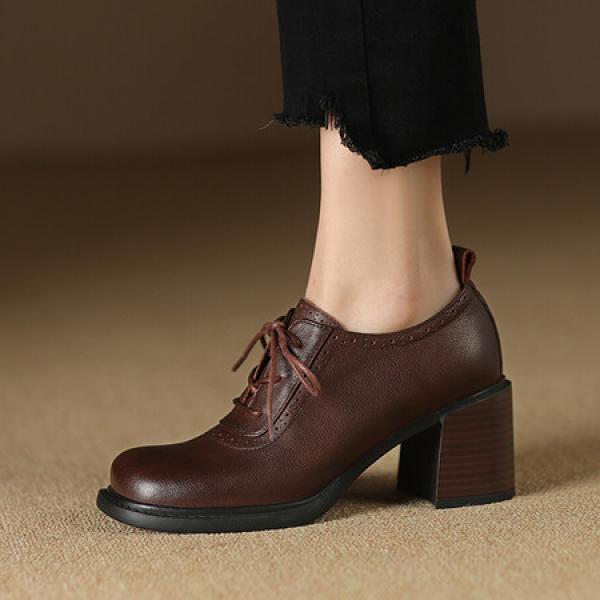 Exquisite Handcrafted Leather Women’s Shoes: Luxury & Elegance(Etrj220A3721)