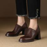Handcrafted Leather Women’s Shoes: Luxurious Elegance Redefined(Etrj220A3812)