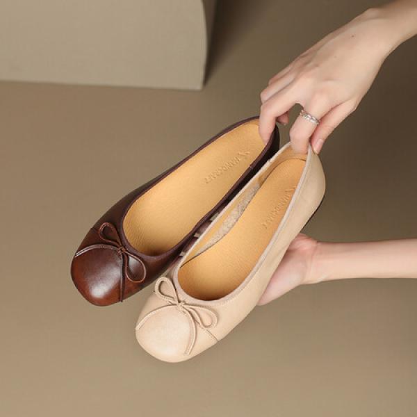 Handcrafted Luxury Leather Women's Shoes for Elegant Style(Etrj220A3728)