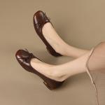 Handcrafted Luxury Leather Women's Shoes for Elegant Style(Etrj220A3728)