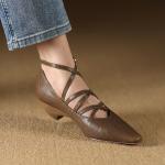 Exquisite Handcrafted Leather Women’s Shoes: Luxury & Elegance(Etrj220A3820)