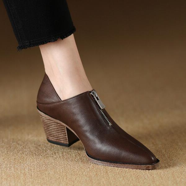 Handcrafted Leather Women's Shoes: Luxury, Elegance & Quality(Etrj220A3822)