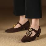 Exquisite Handcrafted Leather Women’s Shoes: Luxury & Elegance(Etrj220A3835)