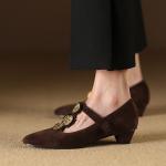 Exquisite Handcrafted Leather Women’s Shoes: Luxury & Elegance(Etrj220A3835)